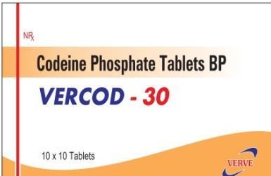 Веркод /Кодейнфосфат/ 30мг №10 Verve Монгол Эм Импекс Концерн