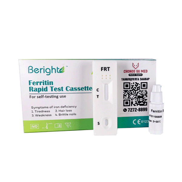 Тест Төмөр тодорхойлох тест /Ferritin test/ Чонос